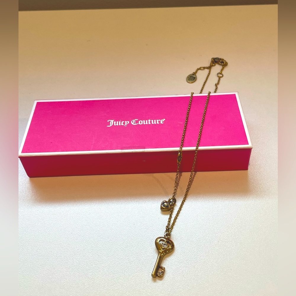 Juicy Couture Gold Key Necklace